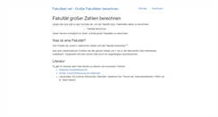 Desktop Screenshot of fakultaet.net